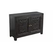 Waverly 2-Door Sideboard in Traditional Charcoal Gray Finish on Solid Wood