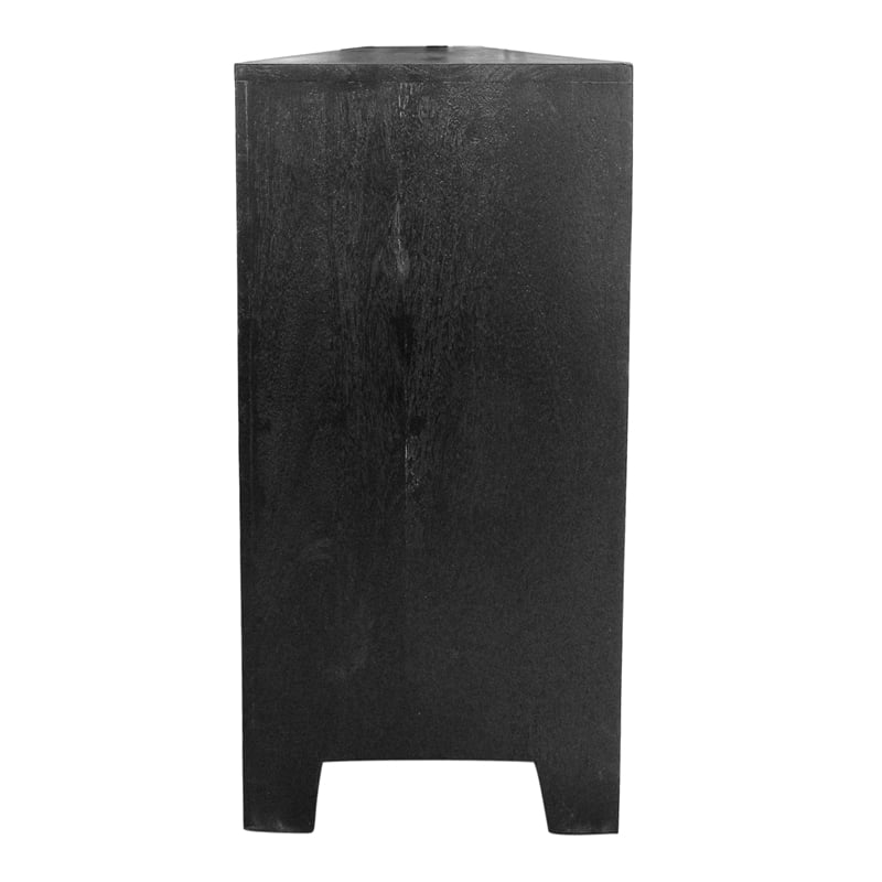 Waverly 2-Door Sideboard in Traditional Charcoal Gray Finish on Solid Wood