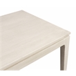 Cassandra Small Rectangular Dining Table in Modern Stone Natural Solid Wood