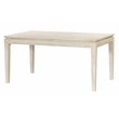 Cassandra Small Rectangular Dining Table in Modern Stone Natural Solid Wood