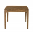 Cassandra Large Rectangular Dining Table in Modern Spice Tan Solid Wood