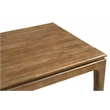 Cassandra Large Rectangular Dining Table in Modern Spice Tan Solid Wood