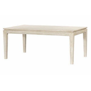 Cassandra Small Rectangular Dining Table in Modern Stone Natural Solid Wood