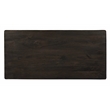 Augustus Rectangular Dining Table in Modern Barista Brown Finish on Solid Wood