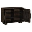 Augustus 2-Door Sideboard in a Modern Barista Brown Finish on Solid Wood