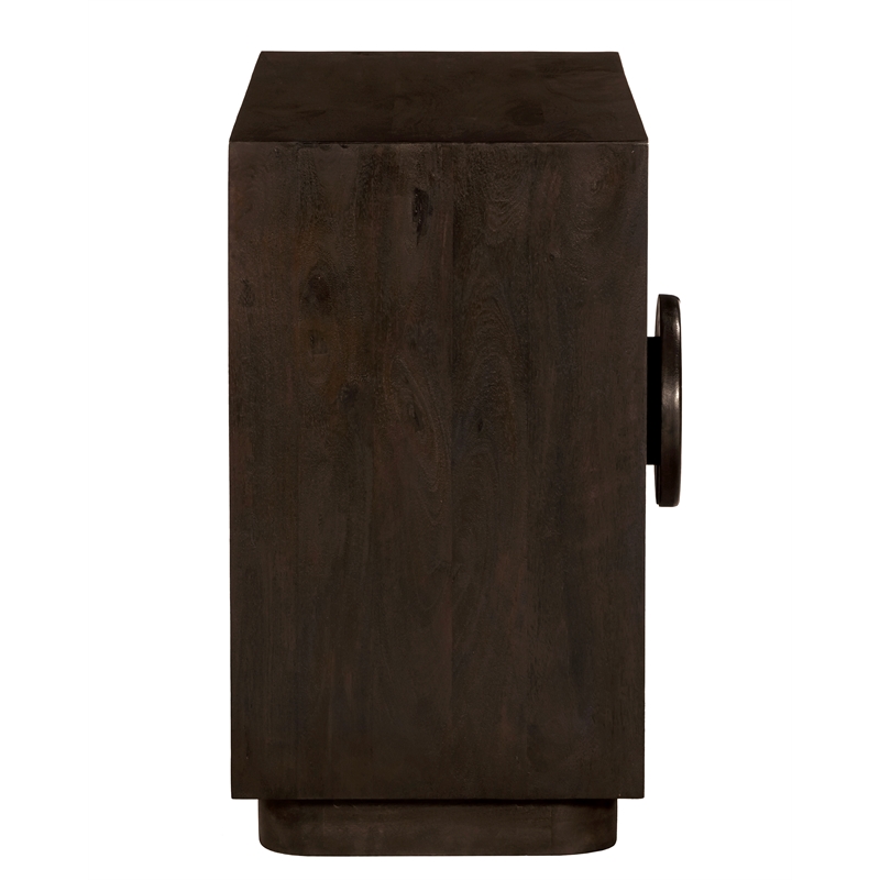 Augustus 2-Door Sideboard in a Modern Barista Brown Finish on Solid Wood
