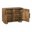 Augustus 2-Door Sideboard in a Modern Spice Tan Finish on Solid Wood
