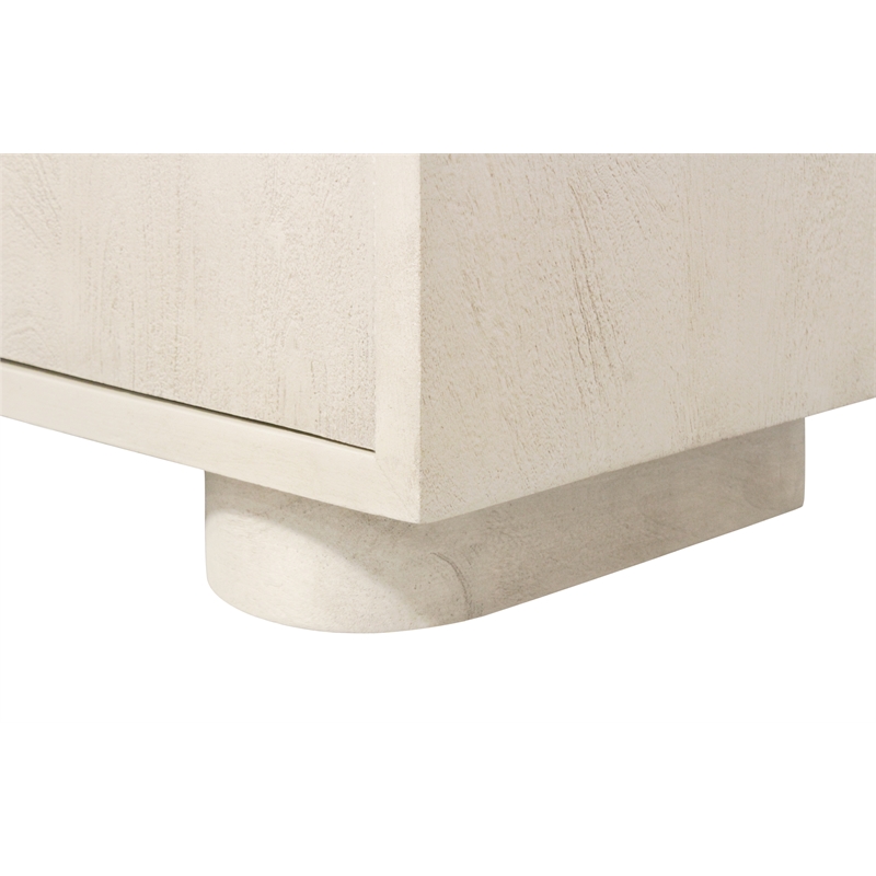Augustus 2-Door Sideboard in a Modern Stone Natural Finish on Solid Wood
