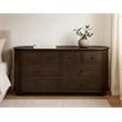 Astrid 8-Drawer Dresser in Appalachian Brown on Oak Solid Wood