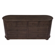 Astrid 8-Drawer Dresser in Appalachian Brown on Oak Solid Wood