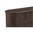 Astrid 8-Drawer Dresser in Appalachian Brown on Oak Solid Wood