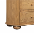 Astrid 2 - Drawer Nightstand In Natural Finish on Solid Wood