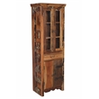 Trinidad Tall Cabinet in Natural Brown Finish on Reclaimed Wood