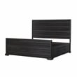 Carmenita California King Bed in Rich Umber Brown Finish on Solid Wood