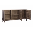 Bristol 3-Door Sideboard in Smoked Ash Finish on Mango Solid Wood