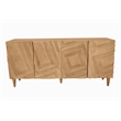 Cahill 4-Door Sideboard in Sand Oak Finish on Mango Solid Wood