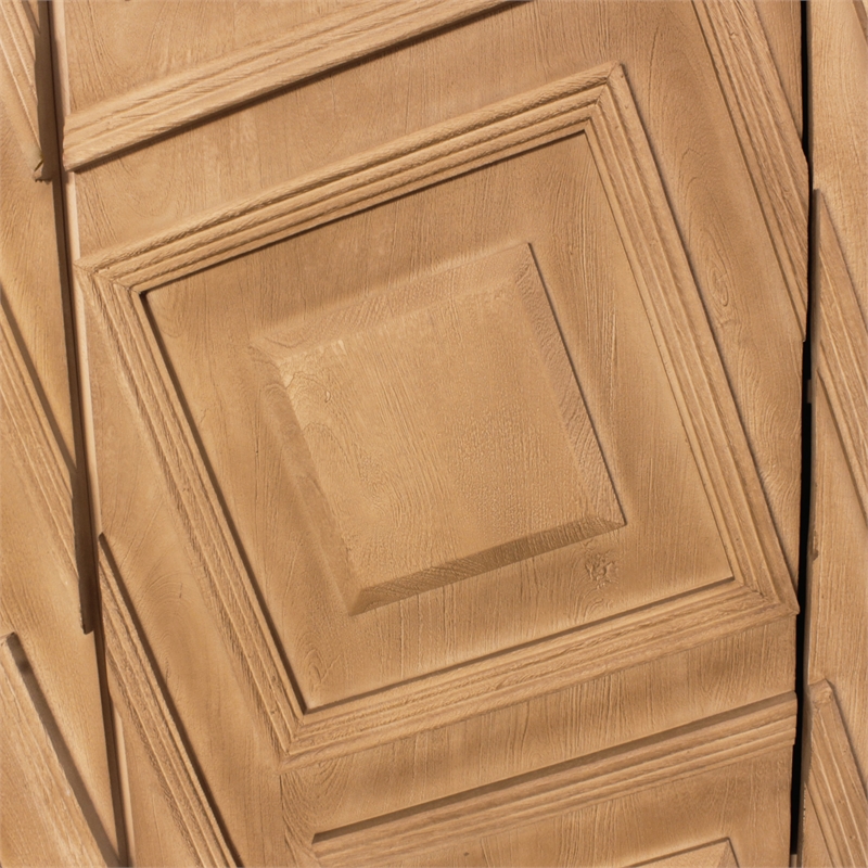 Cahill 4-Door Sideboard in Sand Oak Finish on Mango Solid Wood