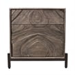 Bristol Nightstand in Smoked Ash Finish on Mango Solid Wood