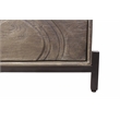 Bristol Nightstand in Smoked Ash Finish on Mango Solid Wood