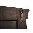 Anisa Tall Cabinet in Antique Brown Finish on Mango Solid Wood