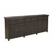 Anisa 105'' Sideboard in Antique Brown Finish on Mango Solid Wood