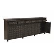 Anisa 105'' Sideboard in Antique Brown Finish on Mango Solid Wood