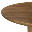 Sullivan Round Dining Table in Spice Tan Finish on Solid Wood