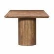 Sullivan 96'' Rectangular Dining Table in Spice Tan Finish on Solid Wood