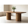 Sullivan 72'' Rectangular Dining Table in Spice Tan Finish on Solid Wood