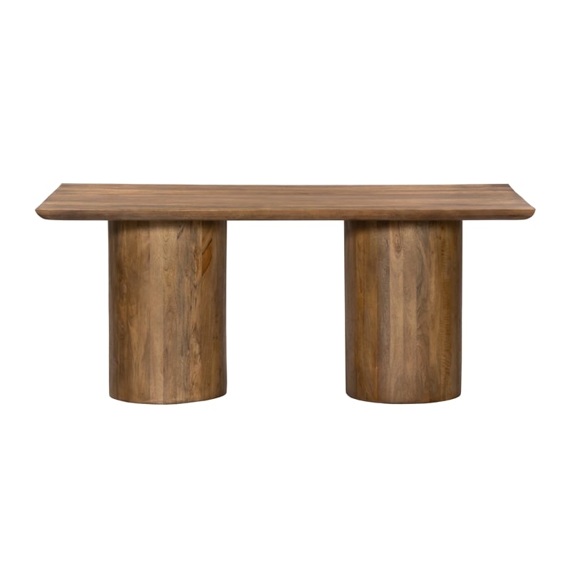 Sullivan 72'' Rectangular Dining Table in Spice Tan Finish on Solid Wood
