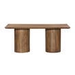 Sullivan 72'' Rectangular Dining Table in Spice Tan Finish on Solid Wood