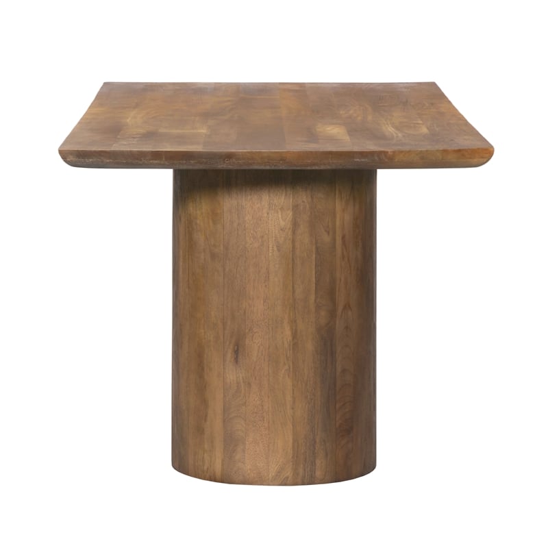 Sullivan 72'' Rectangular Dining Table in Spice Tan Finish on Solid Wood