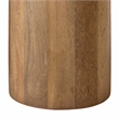 Sullivan Round Coffee Table in Spice Tan Finish on Solid Wood
