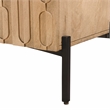 Lana 4-Door Sideboard in Oak Natural Finish on Mango Solid Wood
