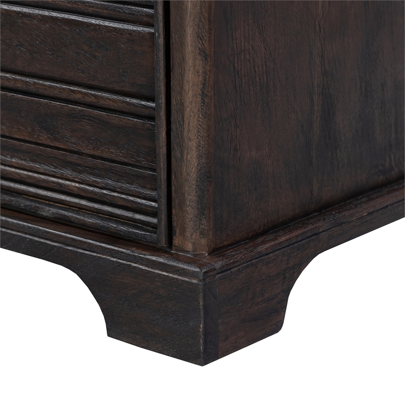 Carmenita Bedroom Set With 1 Dresser And 2 Nightstands In Rich Umber