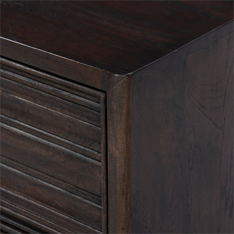 Carmenita Bedroom Set With 1 Dresser And 2 Nightstands In Rich Umber