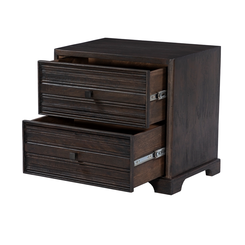 Carmenita Bedroom Set With 1 Dresser And 2 Nightstands In Rich Umber