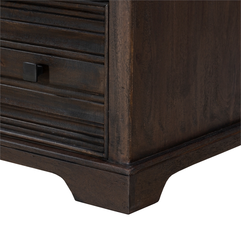 Carmenita Bedroom Set With 1 Dresser And 2 Nightstands In Rich Umber