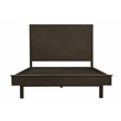 Otis Queen-Size Bed in Barista Brown Finish on Mango Solid Wood
