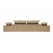 Ravine 4-Drawer Console Table in Toasted Natural Finish on Solid Wood