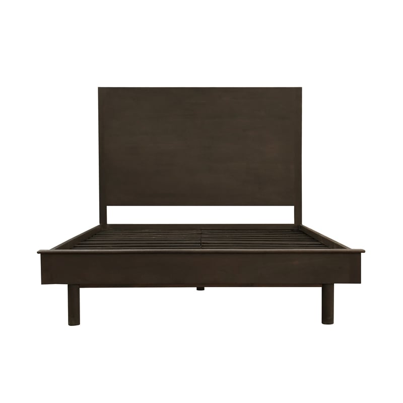 Otis Eastern King Bed in Barista Brown Finish on Mango Solid Wood