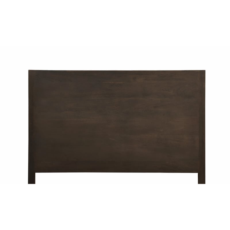 Otis Eastern King Bed in Barista Brown Finish on Mango Solid Wood