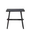 Jamboree Hand Carved Stool in Dark Gray Finish on Recycled Wood