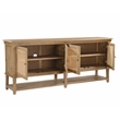 Otis 4-Door Cane Sideboard in Wheat Finish on Mango Solid Wood
