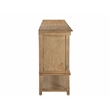 Otis 4-Door Cane Sideboard in Wheat Finish on Mango Solid Wood