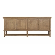 Otis Four-Door Sideboard in Wheat Finish on Mango Solid Wood