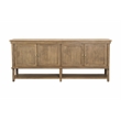 Otis Four-Door Sideboard in Wheat Finish on Mango Solid Wood