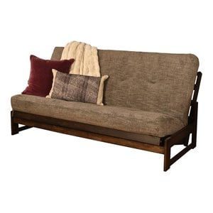 kodiak furniture aspen frame with fabric mattress in reclaim mocha/gray