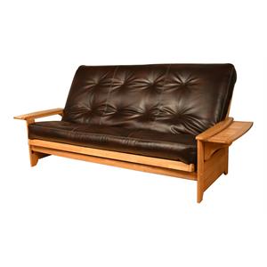 kodiak furniture phoenix butternut queen-size futon with java brown mattress