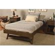 Kodiak Furniture Boho Wood Pop Up Bed with Brown Frame-Mattress Not Included